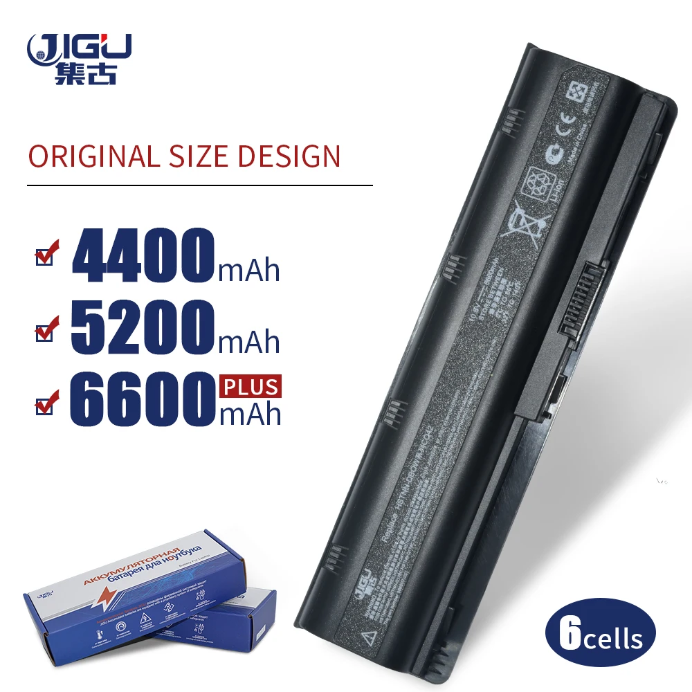 JIGU ноутбука Батарея для HP 593553 001 аккумулятор большой емкости Hstnn q47c G62T Dv6 6000 G6 G62 MU06