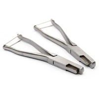 v shapeu shape pig ear notcher plier stainless steel clamp ear punch pliers for pig goat cattle pet product farm livestock tool