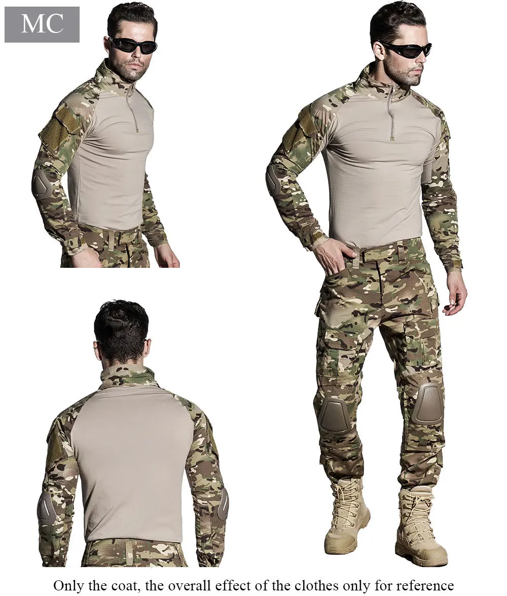 SINAIRSOFT мужские камуфляжные футболки с питоном, армейская Боевая Тактическая Военная форма, Мультикам, страйкбол, пейнтбол, налокотники