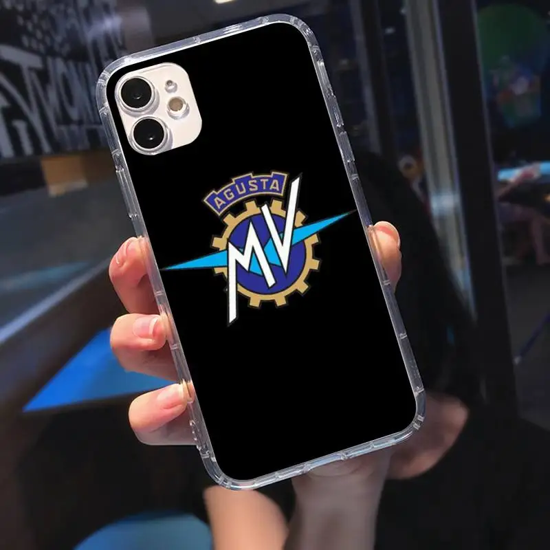 

Mv Agusta Soft Phone Case Transparent Case For Iphone 6 6s 7 8 Plus XR X XS 11 12 Pro Max
