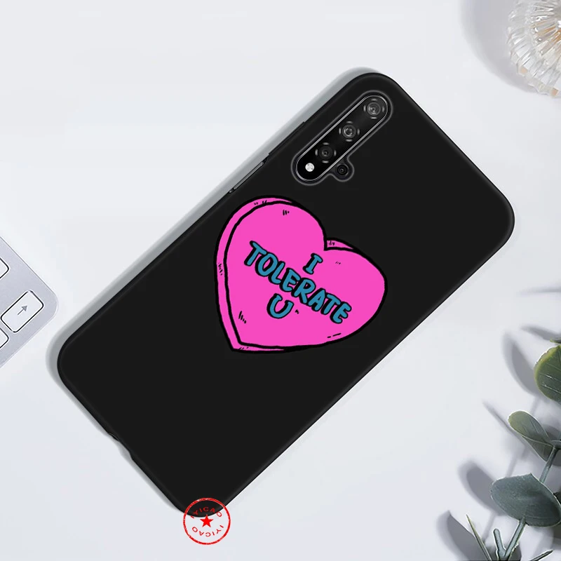 Милый мягкий чехол IYICAO с разбитым сердцем для huawei Honor 20 10 9 9X 8X 8C 7X 7C 7A 6A Lite Pro View Note