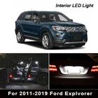 Комплект светодиодного освещения для салона автомобиля, 10 шт., Canbus, белый, SMD, для Ford Explorer 2011-2019 гг.