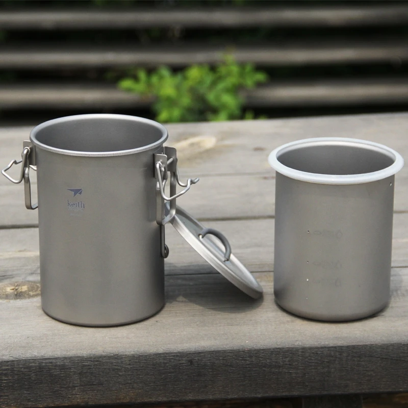 Уличный кухонный горшок ссветильник легкая Титановая посуда портативная плита