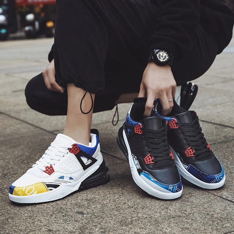 2020 мужская повседневная обувь Спортивные Кроссовки AJ 4 все черные кроссовки со
