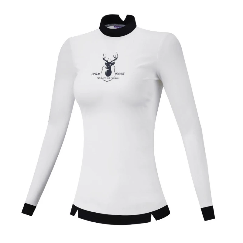 Женская спортивная рубашка с длинным рукавом дышащая для гольфа 2020|Рубашки