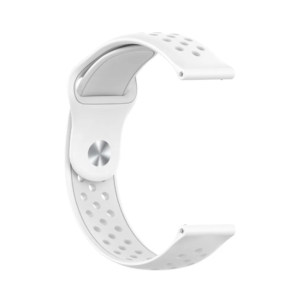 Спортивный 20 мм силиконовый браслет для samsung Galaxy Watch Active band/браслет для Garmin Vivoactive 3 Forerunner 245 245M