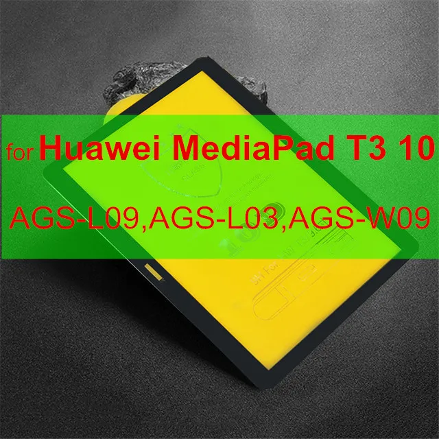 For Huawei T3 10.1 10D защита экрана из закаленного стекла для huawei Mediapad T5 AGS2-L09/W09/L03/W19 10,1 ''стеклянная пленка для huawei Mediapad T3 10 - Цвет: For Huawei T3 10.1