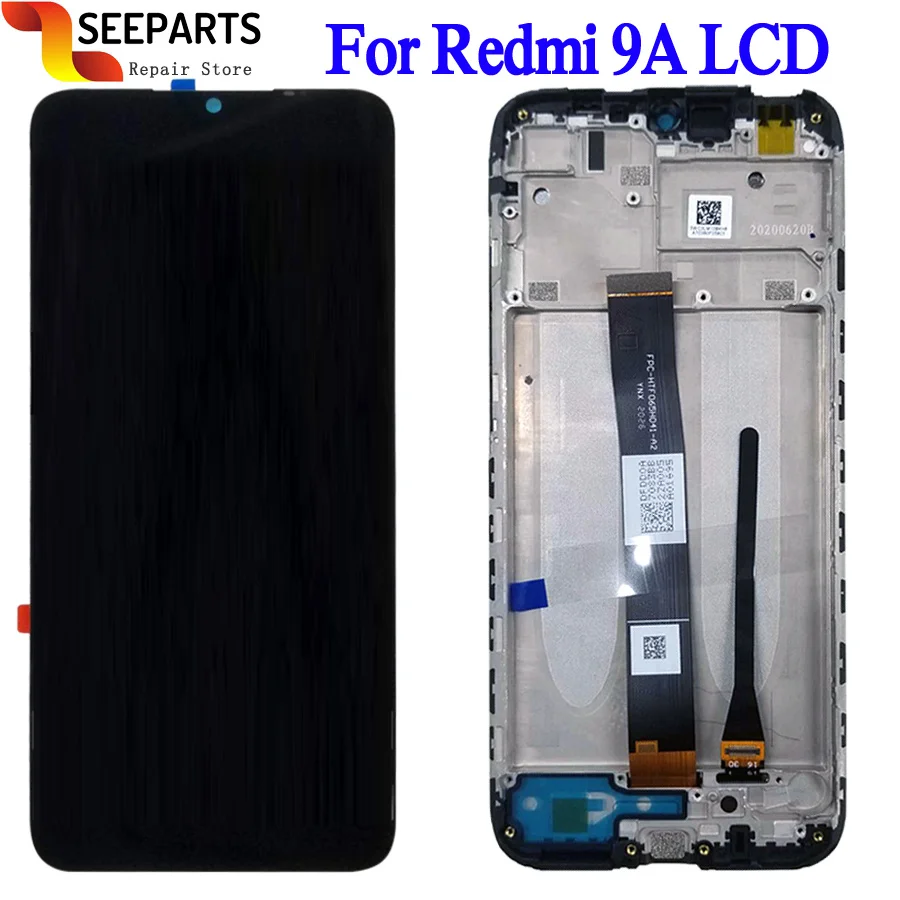 ЖК дисплей для Xiaomi Redmi 9A с сенсорным экраном и дигитайзером в сборе сменный 9C