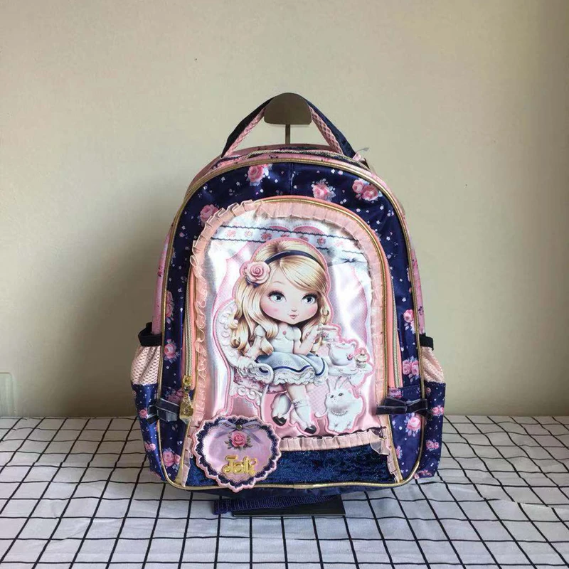 JOLY, школьные сумки для девочек, Детский рюкзак, Основная сумка для книг, школьная сумка с цветком, Mochila Infantil sac a dos enfant