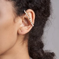 enfashion pearls ear cuffs for non pierced ears gold color earrings for women 2021 fashion jewelry kolczyki friends gift e1284
