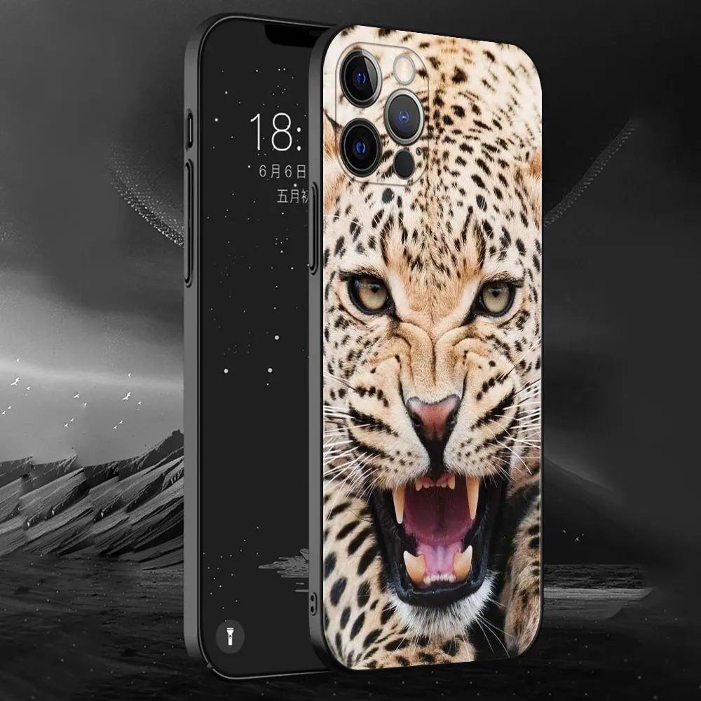 Чехол для телефона с изображением Льва тигра iPhone 13 Pro 12 Mini 11 Max XR X 7 8 6 6S Plus XS 5S SE 2020 |