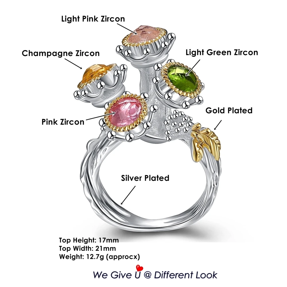 Женские обручальные кольца DreamCarnival1989 Очаровательные Элегантные с цирконием