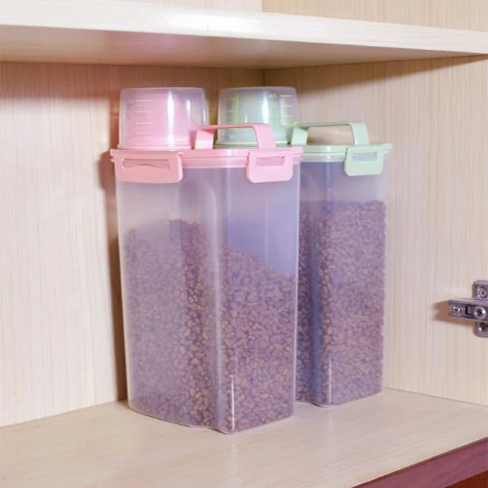 Ведро для хранения пищи домашних животных герметичная влагостойкая коробка