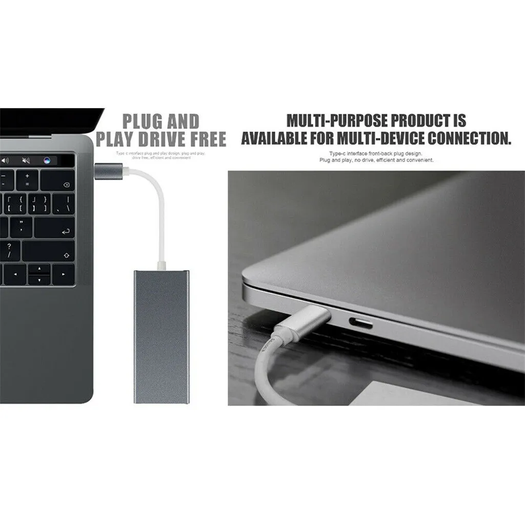 USB C type 7в1 адаптер 3 0 порта на HDMI выход SD TF кард-ридер концентратор концентраторы 2019