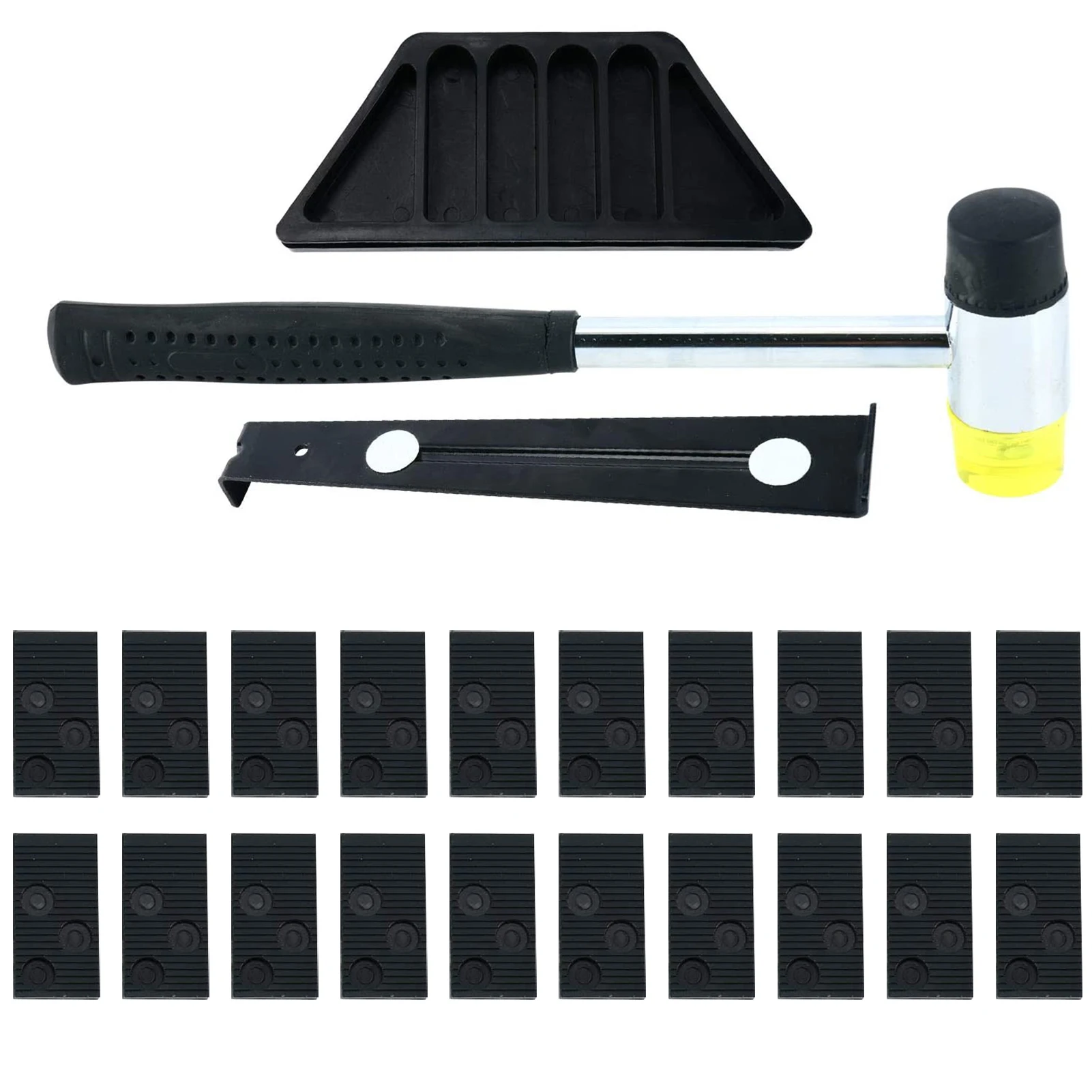 Набор ручных инструментов для домашнего монтажа деревянного пола 20 прокладок из