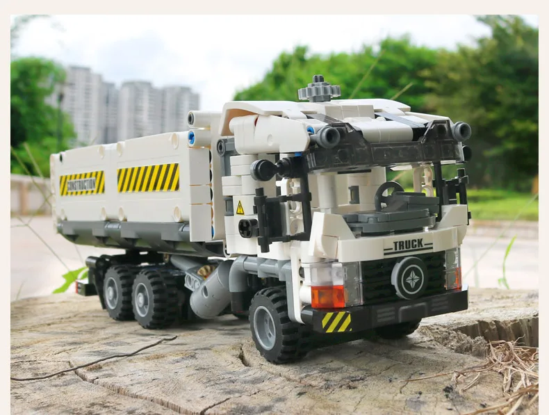 Yeshin 701704 Technic игрушечные машинки, набор грузовиков, строительные блоки, кирпичи, строительные игрушки для грузовиков, детские рождественские подарки