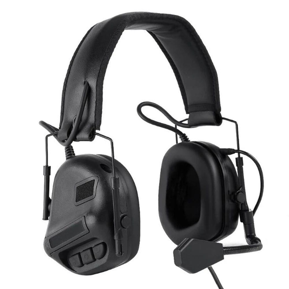 Tactical Headset Sound Pickup Noise Reduction Headphone Military Outdoor Hunting Airsoft Shooting Paintball Earmuff Accessories