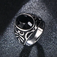 european and american new fashion punk ring mens ring gift wild hot selling creative zircon jewelry retro mens ring