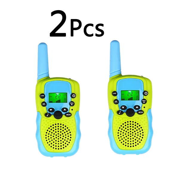 

Детская рация RT388 2 шт., детская радиостанция, детские подарки на день рождения, игрушки для мальчиков и девочек, диапазон 100-800 м, подарок