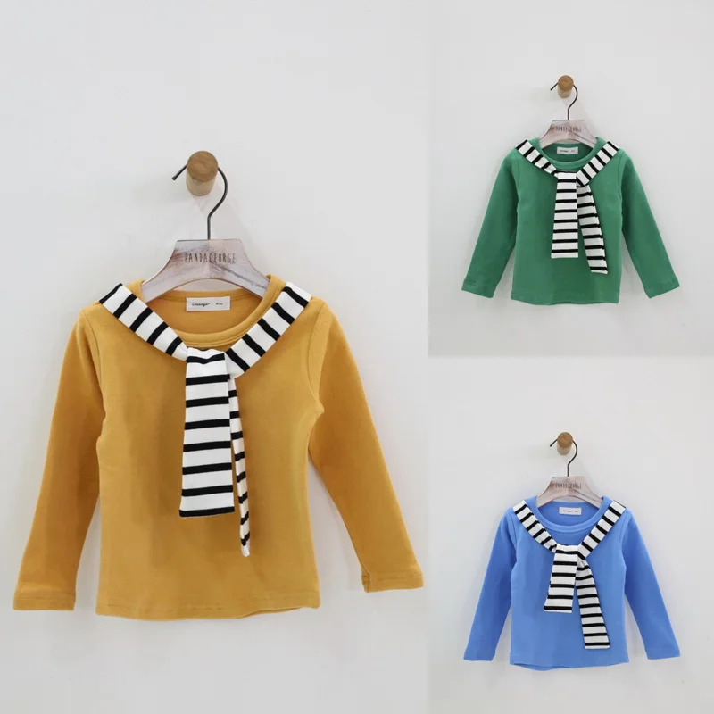 Новинка одежда для маленьких мальчиков и девочек футболки с длинным рукавом