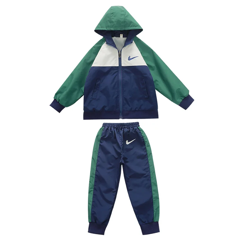 

Cute Spring Autumn Boys Clothing SuitsCoat+ Pants 3pcs/Set Kids Jacket Tops Teenager Sport Costume Outfits Tracksuit High Quali
