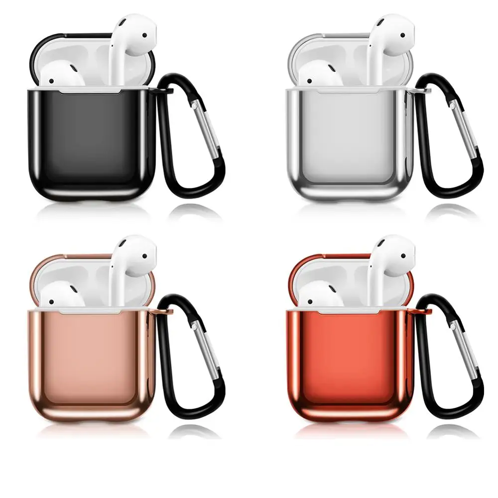 Чехол для наушников Ehomebuy Fashoin Airpods с гальваническим покрытием из ТПУ чехол