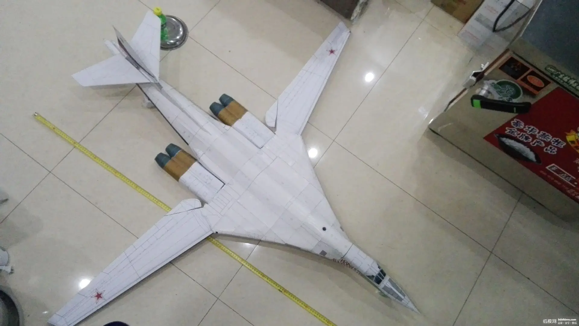 120cm Tupolev Tu-16 Black Jack Bomber DIY 3D Paper Card Model Building Sets Construction Toys Educational Military | Игрушки и хобби