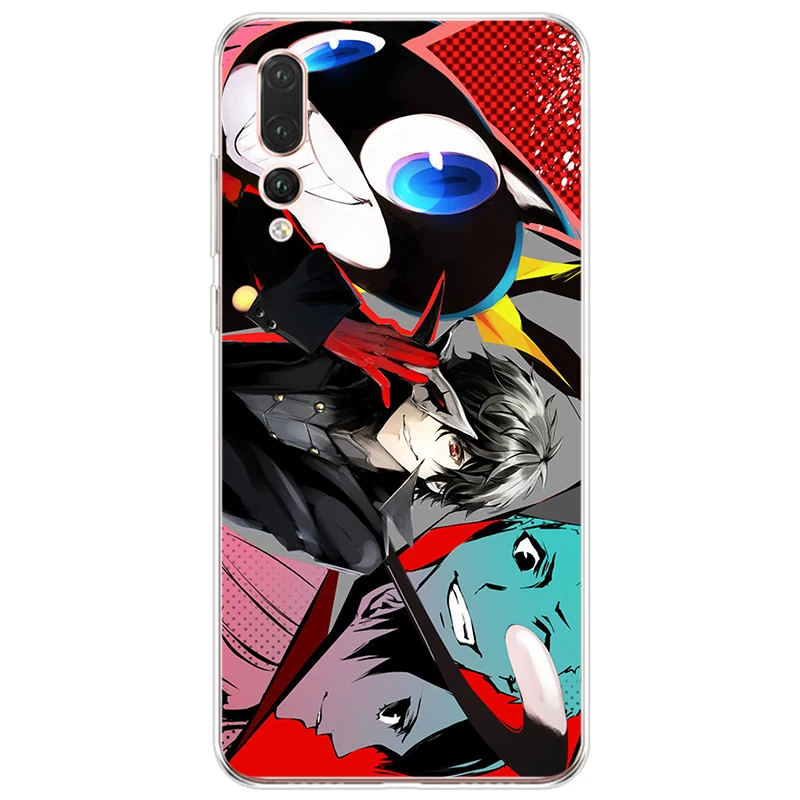 Силиконовый чехол для телефона Huawei P9 P10 P20 P30 lite PRO PLUS p5 P Persona 5 | Мобильные телефоны и