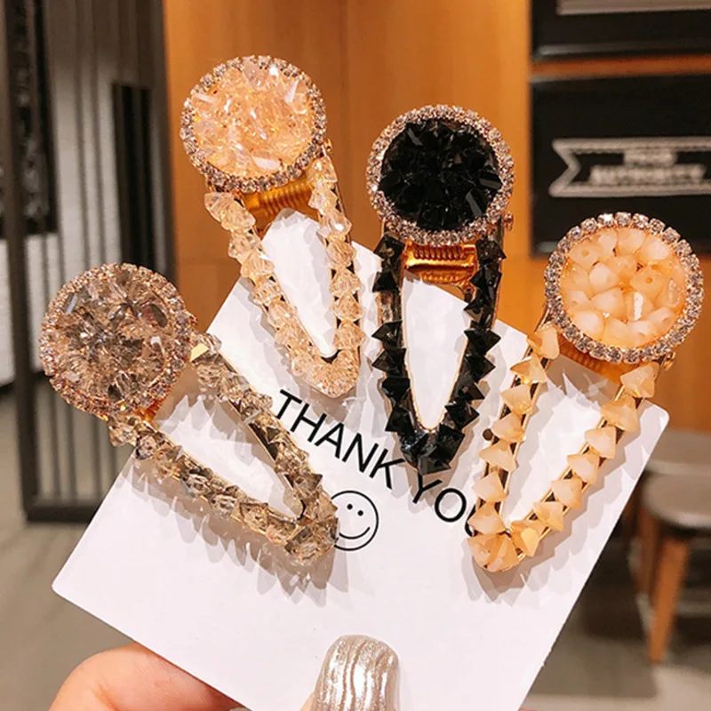 

[Xwen] 2021 New Fashion Hairpin Women's Horizontal Clip Medium Clip Hairpin Bangs Hair Accessories Clip OH113901