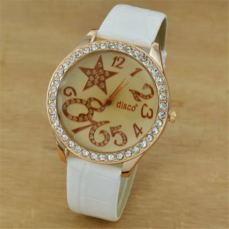 Роскошная обувь с украшением в виде кристаллов женские часы большое количество