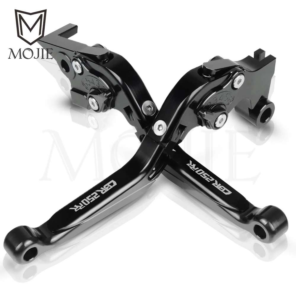 Black Мотоцикл CBR 250 RR Рычаги Тормозная система сцепления CNC регулируемый складной для Honda CBR250RR CBR 250 RR CBR250 RR - Цвет: Black