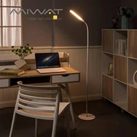 euu s plug adjustable brightness floor lamp led light clip remote control dimmable reading desk lamp study bedroom