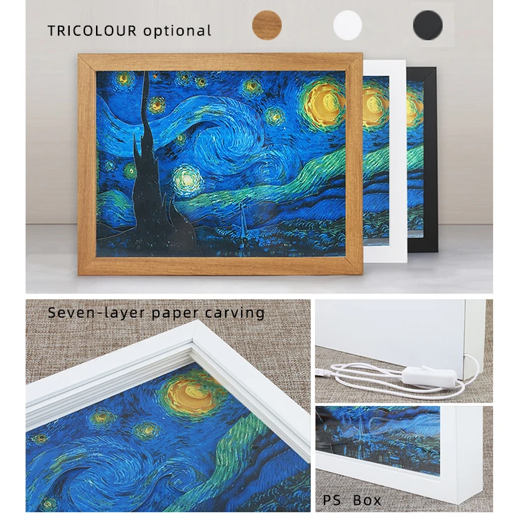 Домашний Декор украшение стола украшения светодиодный 3D бумажный светильник