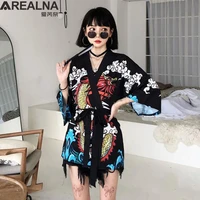 dragon anime kimono beach girls cosplay dress shirts new korean sunscreen japanese kimono traditional clothing hombre yukata man