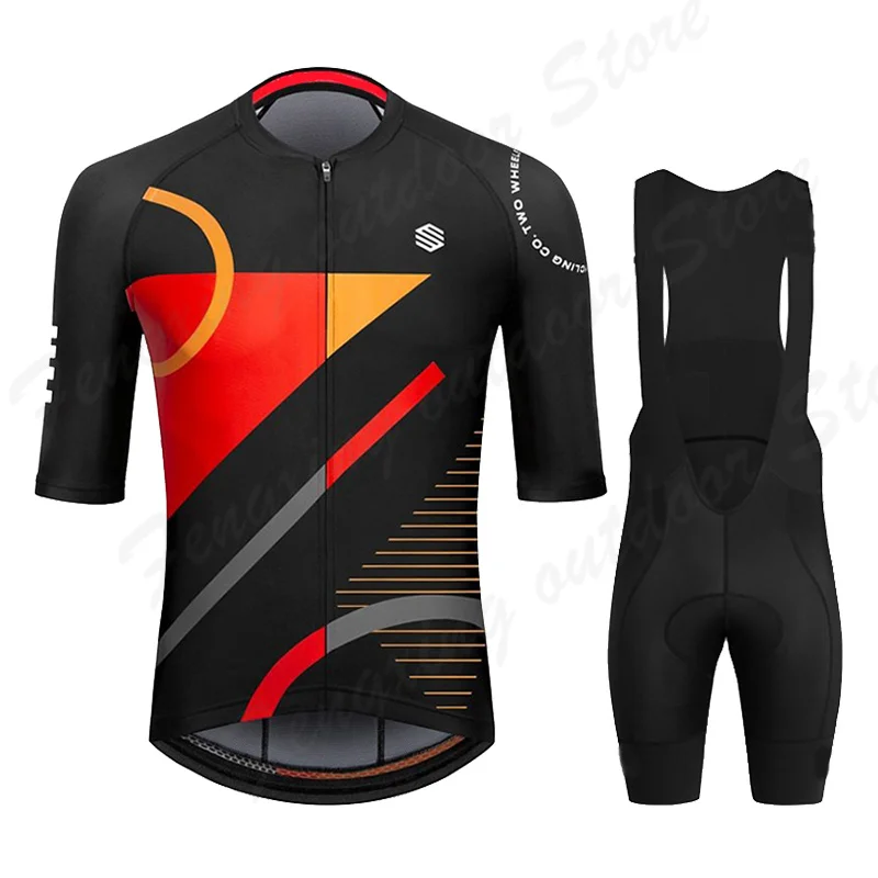 

Веломайка, новинка 2022, командная велосипедная одежда SIROKO, велосипедная одежда для горных велосипедов 19D, гелевые шорты с нагрудником, мужско...