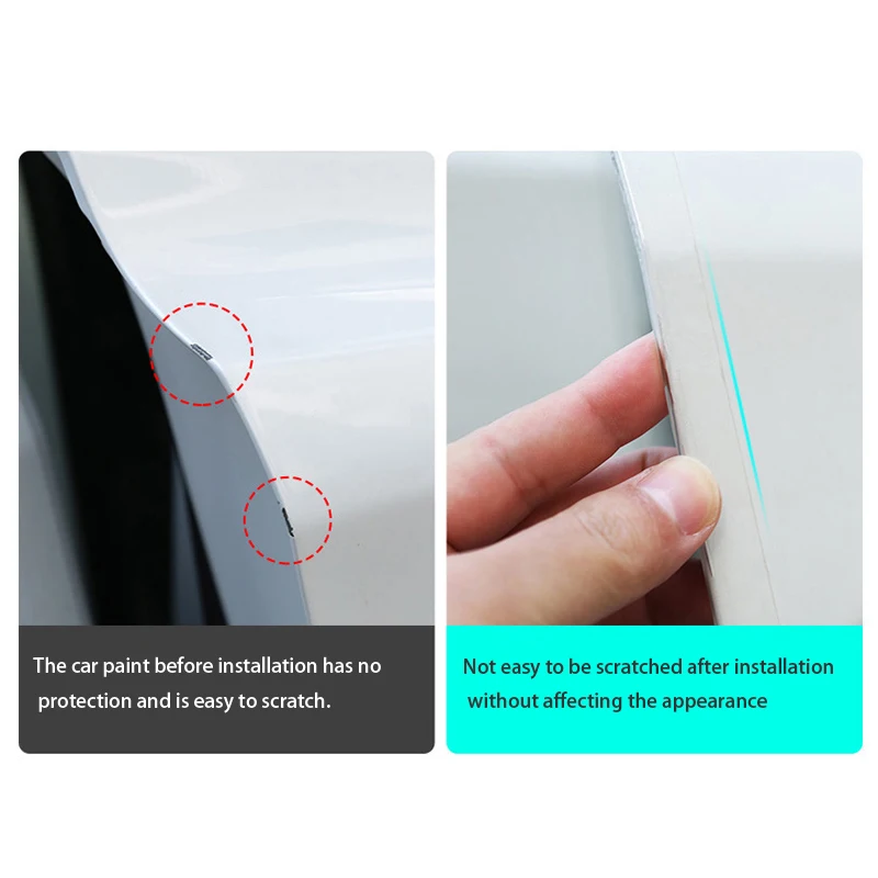 Car Door Edge Protector Sticker Strip PVC Film Transparent Anti Collision Guard Scratch Rubber Seal Auto | Автомобили и мотоциклы