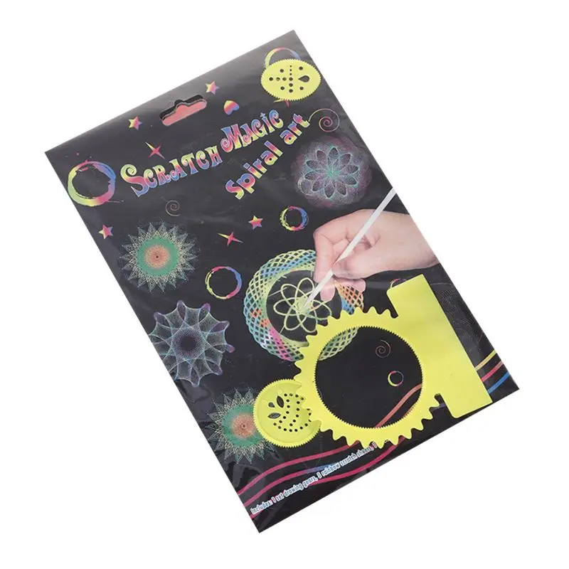 NewKids игрушки для рисования царапина Радуга художественная коробка мини-заметки