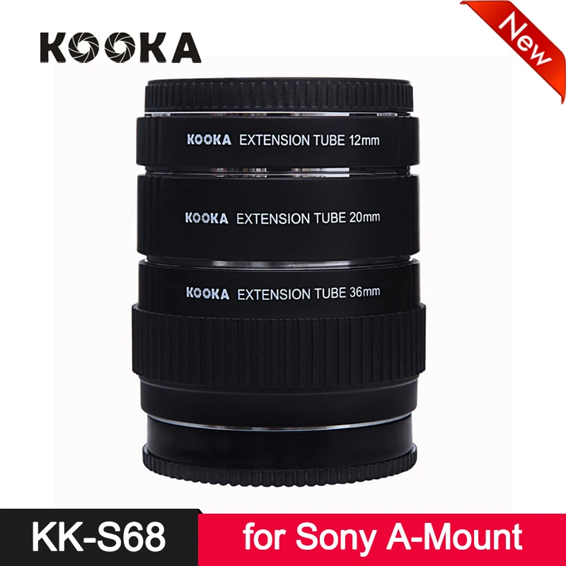 Kooka KK S68 Металл ttl Удлинитель Набор AF Автофокус для sony A крепление цифровой