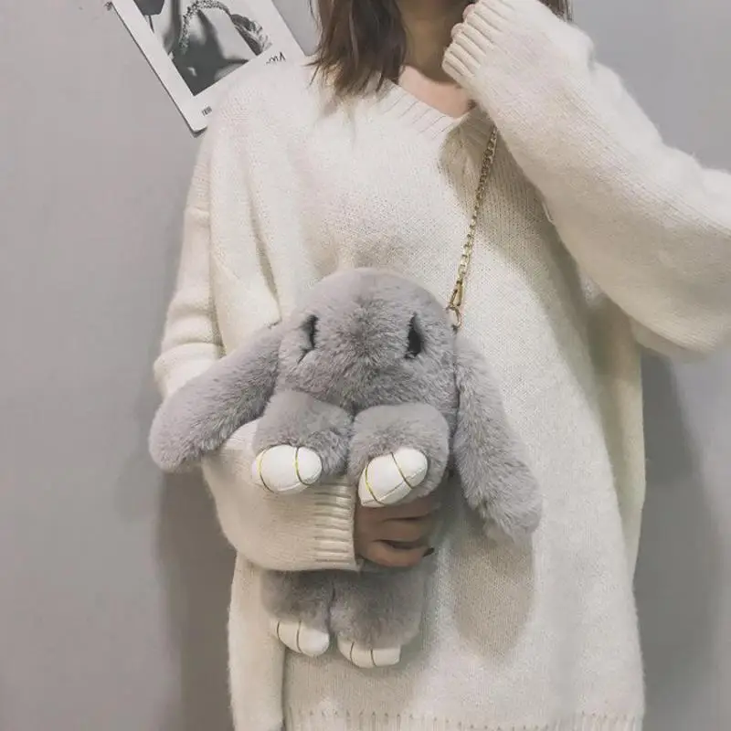 рюкзак заяц детская сумочка Плюшевый кролик сумка через плечо Японский 27 цветов