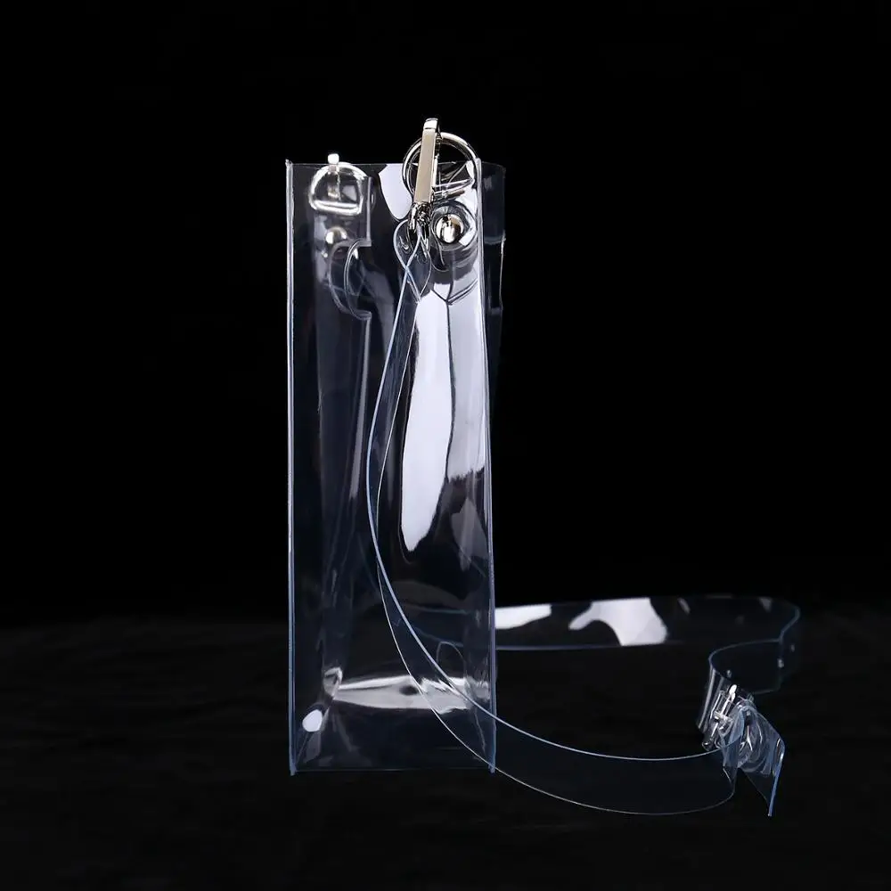 Мини-сумка через плечо из прозрачного ПВХ со съемным ремешком | Багаж и сумки