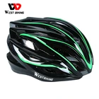WEST BIKING Сверхлегкий шлем для горного велосипеда, гоночный велосипед, регулируемый, для взрослых, шоссейный велосипед, Аксессуары для велосипеда