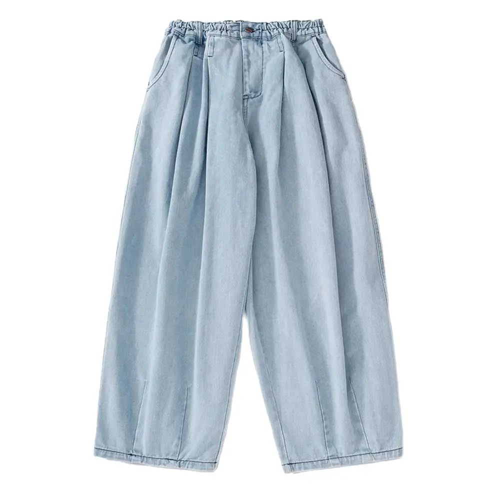 

Trend bf Style Wide Leg Hiphop Harem Jeans Men and Women Casual Denim Pants Loose Baggy Trousers Streetwear Oversize Jeans