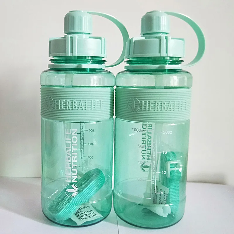 Новое поступление 1000 мл 1 л Herbalife Nutrition розовая черная зеленая Спортивная бутылка