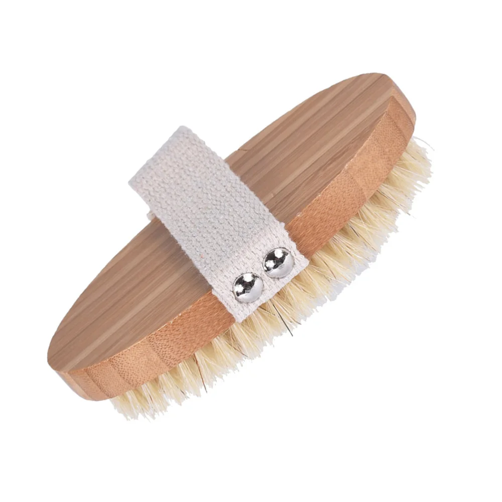 

1pc Wood Body Brush Body Scrubber Shower Brush for Adult (Assorted Color)
