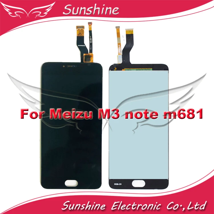 ЖК-дисплей для Meizu M3 note L681 L681H M681h M681 с сенсорным сенсором в сборе протестировано |