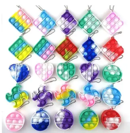 Бесплатная доставка Детский Взрослый пузырь антистресс сенсорная кольцо для