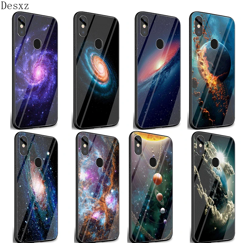 Стеклянный Чехол для мобильного телефона Xiaomi Note 5 6 7 Pro F1 A1 A2 4X5X6X9 чехол из ТПУ 4