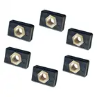 6x медные винты, гайки, металлическое Крепление, нейлоновая гайка для Каяка, трекрельс