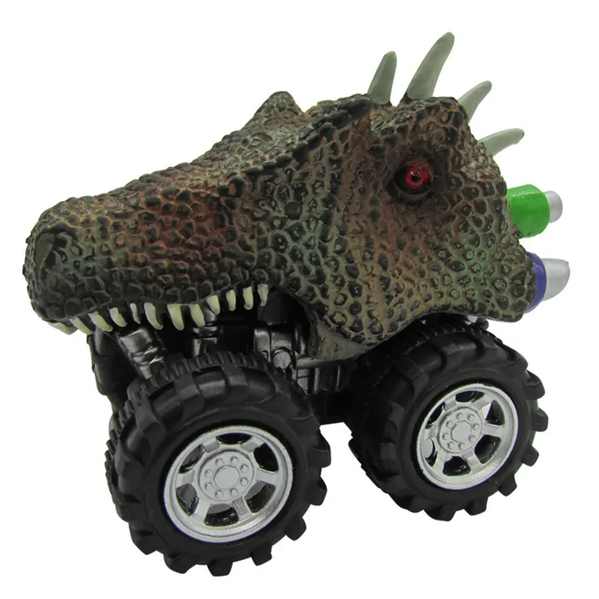 

6 styles Quality Mini Dinosaur Model Toy Back Car Tyrannosaurus Triceratops Pterosaur Diecasts & Toy Vehicles dinosaur Car Toys