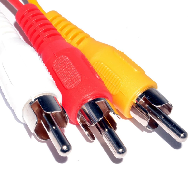 1 5 м Scart К RCA тройной 3 x Phono кабель композитный o Видео свинец | Электроника
